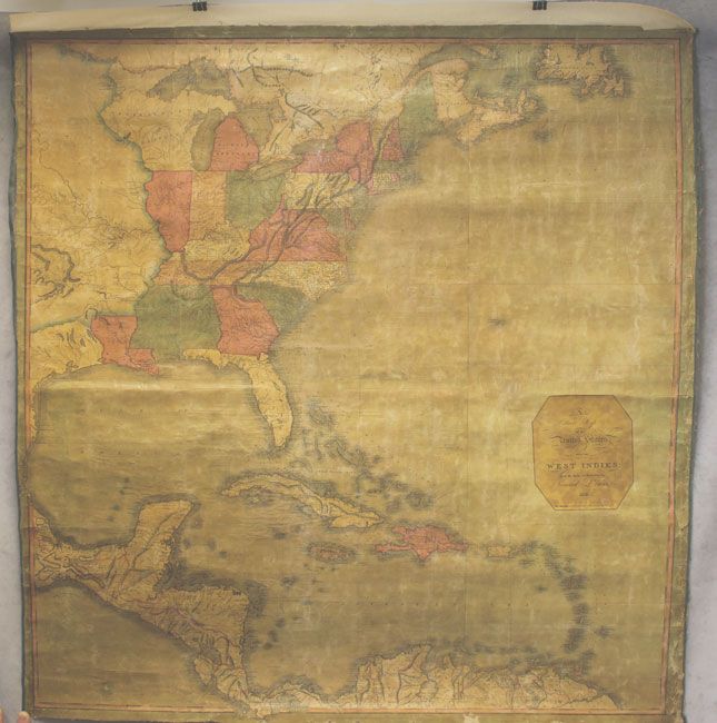 A Correct Map of the United States. With the West Indies from the Best Authorities