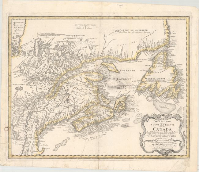 Partie Orientale de la Nouvelle France ou du Canada