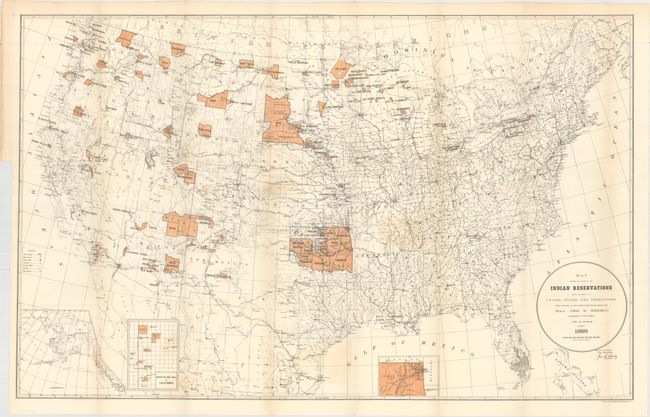 Map Showing the Location of the Indian Reservations Within the Limits of the United States and Territories...