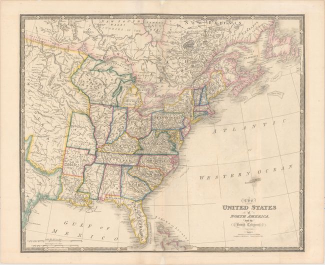 The United States of North America, with the British Territories