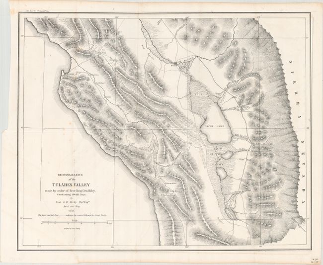 Reconnaissance of the Tulares Valley Made by Order of Brev. Brig. Gen. Riley...