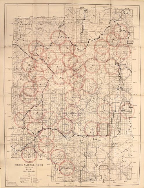 Salmon National Forest (West Half) Idaho Boise Meridian
