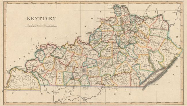 Geographisch-Statistische und Historische Charte von Kentucky