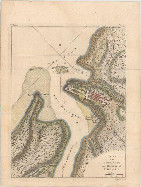 Plan of the Town, Road, and Harbour of Chagre