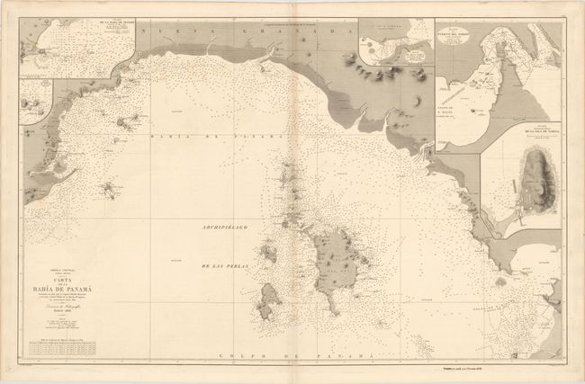 America Central. Costa Oeste. Carta de la Bahia de Panama Levantada en 1847 por el Capitan Henry Kellett y el Comr. James Wood...