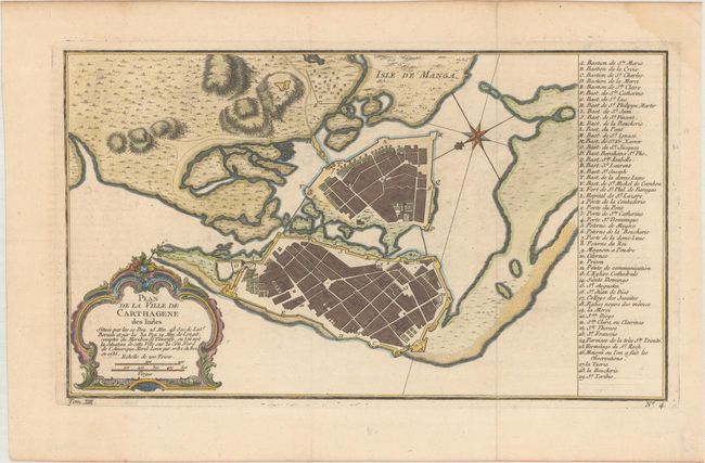 Plan de la Ville de Carthagene des Indes