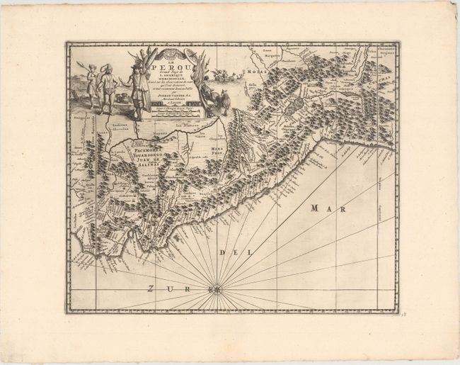 Le Perou, Grand Pays de l Amerique Meridionale, Dresse sur les Observations de Ceux qui l'ont Decouvert, et Tout Recemment Donne au Public