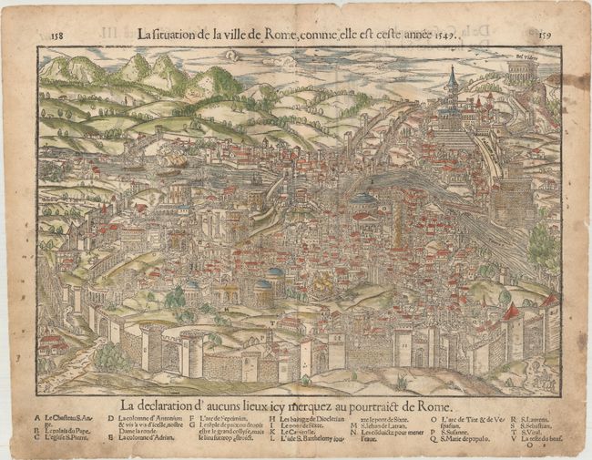 La Situation de la Ville de Rome, Comme Elle est Ceste Annee 1549
