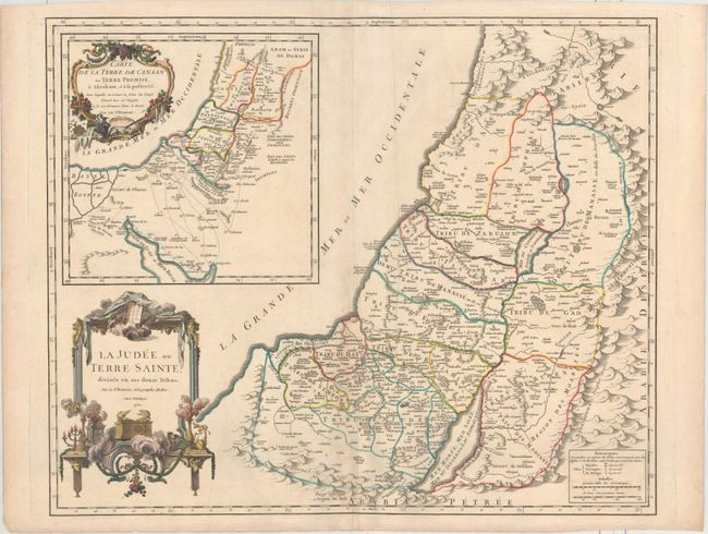 La Judee ou Terre Sainte, Divisee en ses Douze Tribus