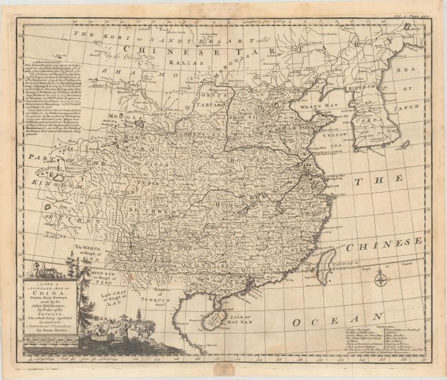 A New & Accurate Map of China. Drawn from Surveys Made by the Jesuit Missionaries by Order of the Emperor...