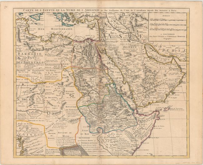 Carte de l'Egypte de la Nubie de l'Abissinie &c.