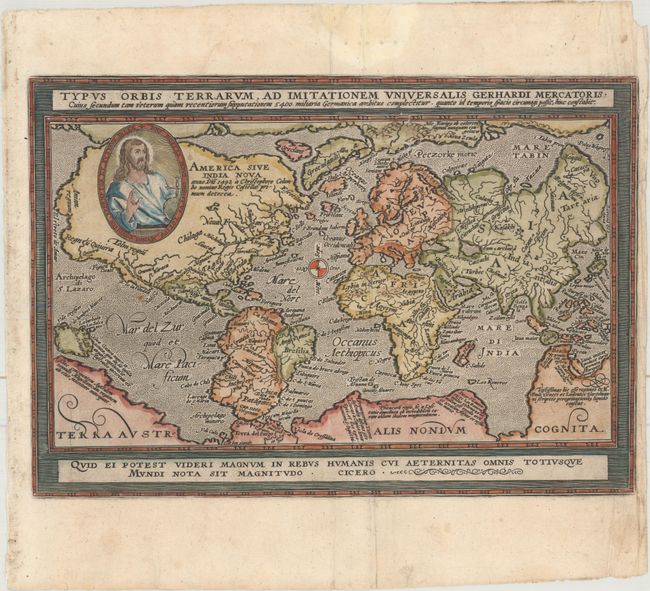 Typus Orbis Terrarum, ad Imitationem Universalis Gerhardi Mercatoris...