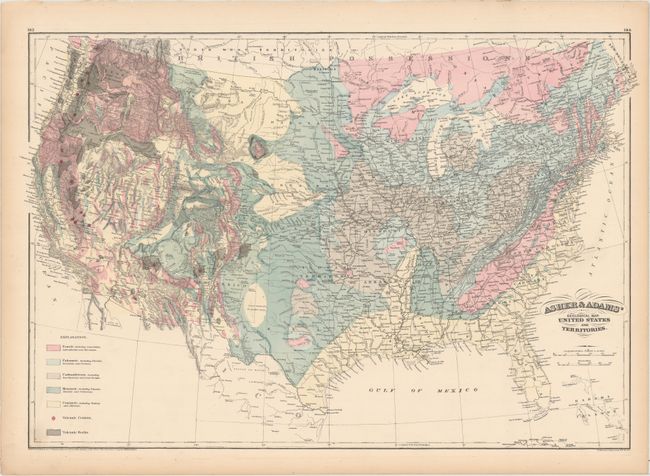 Asher & Adams' Geological Map. United States and Territories