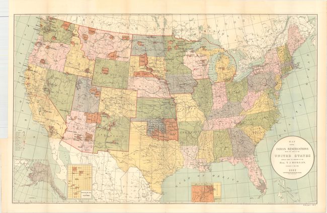 Map Showing Indian Reservations Within the Limits of the United States...