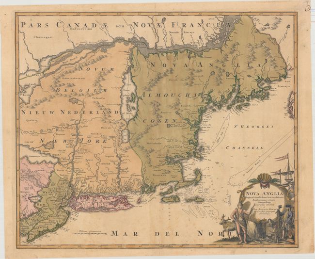 Nova Anglia Septentrionali Americae Implantata Anglorumque Coloniis Florentissima Geographice Exhibita