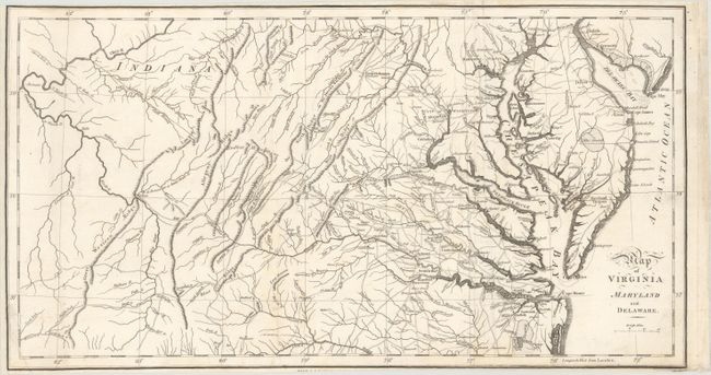 Map of Virginia Maryland and Delaware