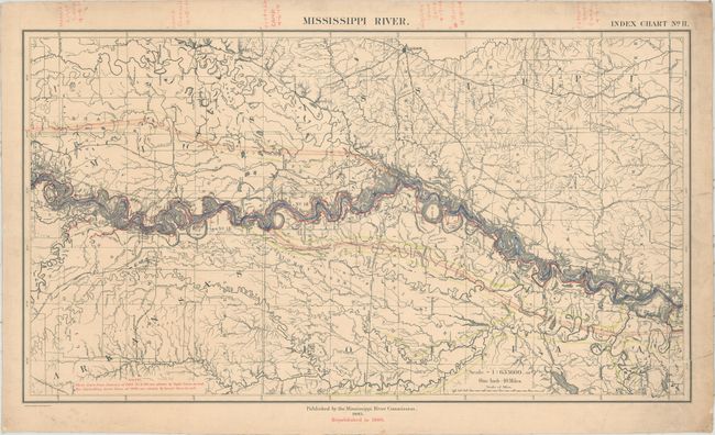 Map of the Lower Mississippi River from the Mouth of the Ohio River to the Head of the Passes, in Thirty Two Sheets...