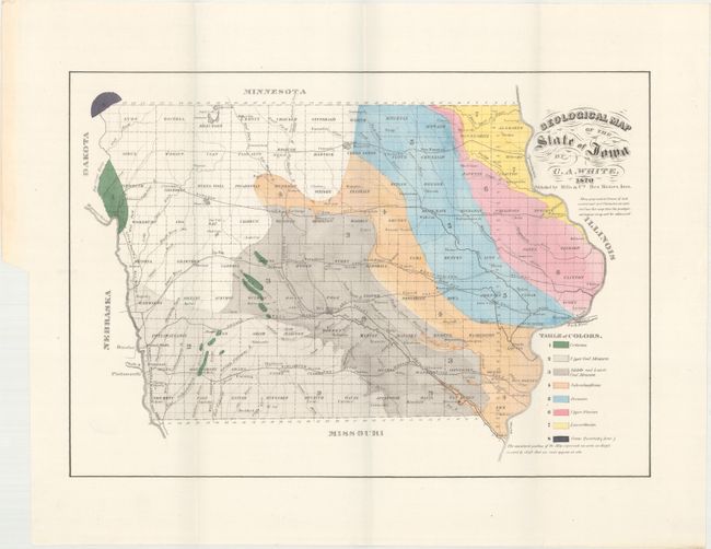 Geological Map of the State of Iowa