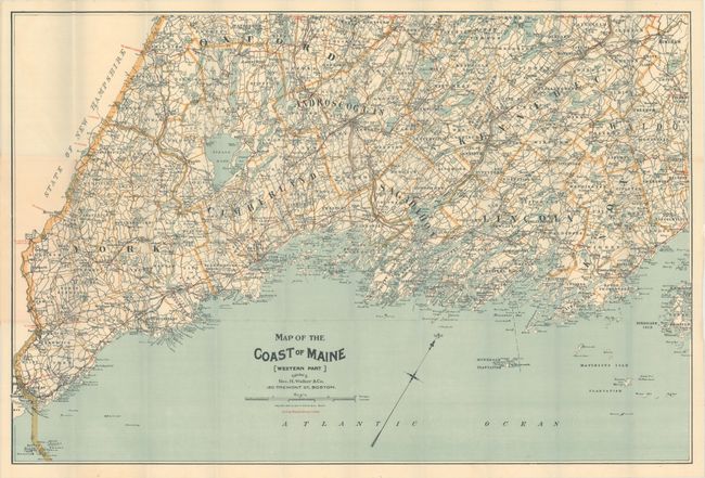Map of the Coast of Maine [Western Part]