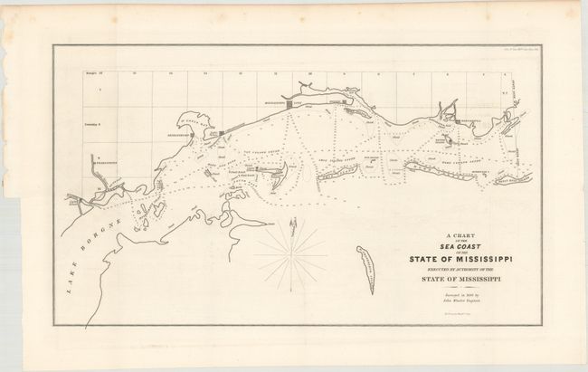 A Chart of the Sea Coast of the State of Mississippi Executed by Authority of the State of Mississippi