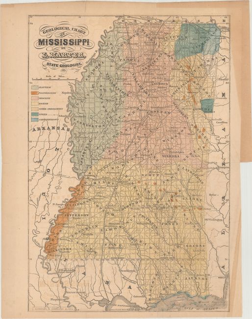 Geological Chart of Mississippi