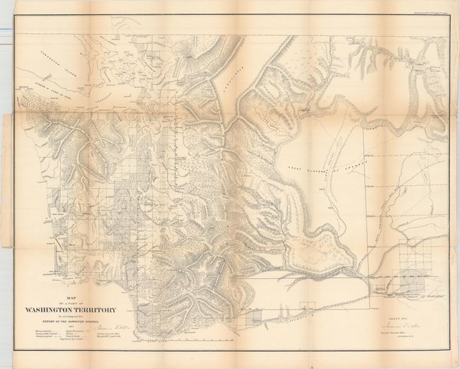 Map of a Part of Washington Territory to Accompany the Report of the Surveyor General