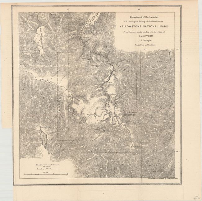 Yellowstone National Park from Surveys Made Under the Direction of F.V. Hayden U.S. Geologist and Other Authorities