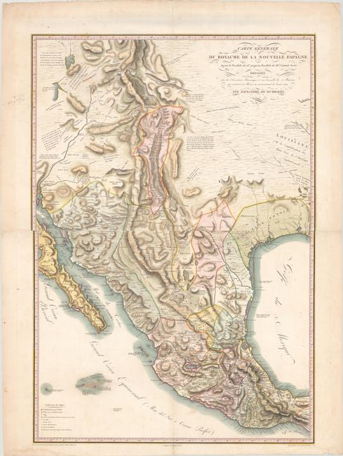 Carte Generale du Royaume de la Nouvelle Espagne...