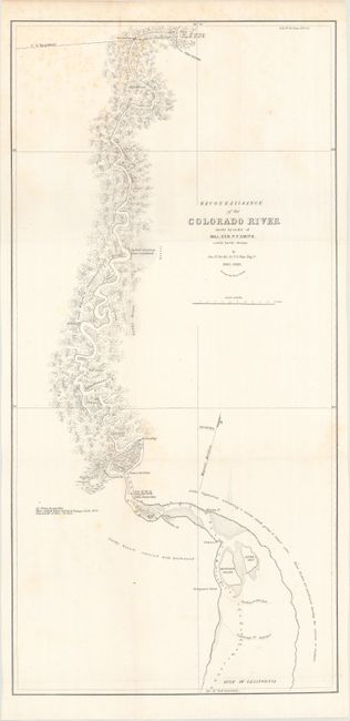 Reconnaissance of the Colorado River Made by Order of Maj. Gen. P.F. Smith, Com'd'g Pacific Direction