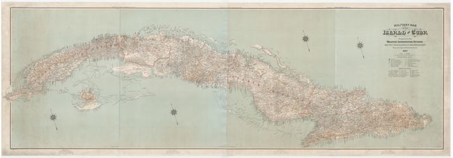 Military Map of the Island of Cuba Prepared in the Military Information Division Adjutant General's Office, War Department from the Latest Official Sources