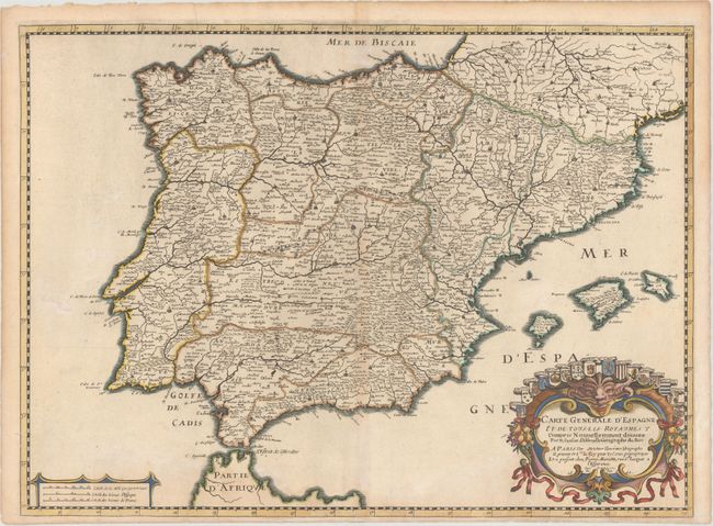 Carte Generale d'Espagne et de Tous les Royaumes y Compris Nouvellement