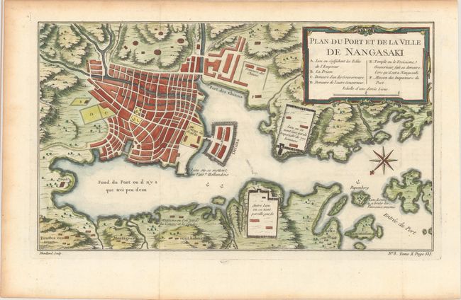 Plan du Port et de la Ville de Nangasaki