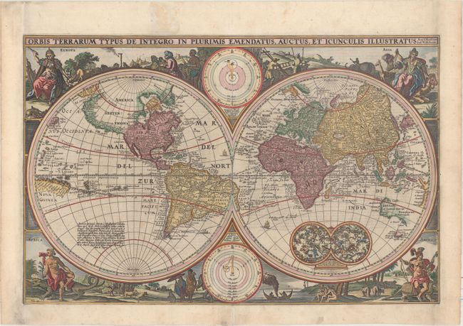 Orbis Terrarum Typus de Integro in Plurimis Emendatus, Auctus, et Icunculis Illustratus