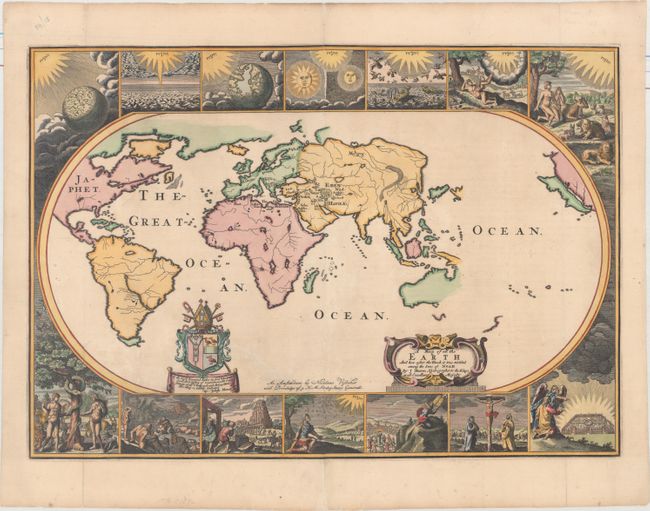 A Map of All the Earth and How After the Flood It Was Divided Among the Sons of Noah