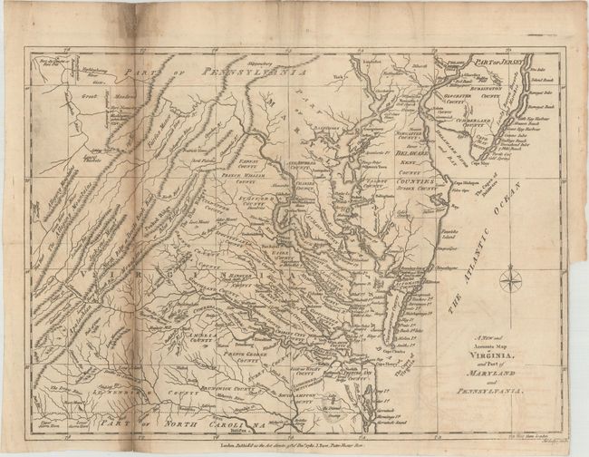 A New and Accurate Map of Virginia, and Part of Maryland and Pennsylvania