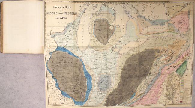 Geological Map of the Middle and Western States [bound in] Geology of New-York. Part IV. Comprising the Survey of the Fourth Geological District