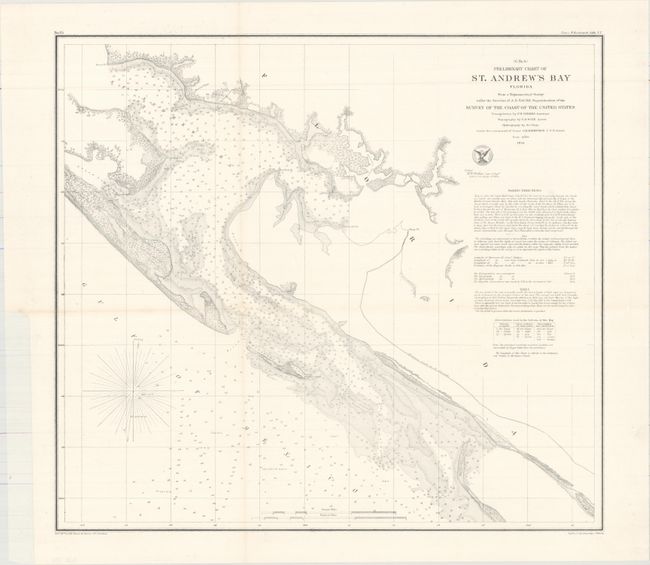 (G No. 4) Preliminary Chart of St. Andrew's Bay Florida from a Trigonometrical Survey...