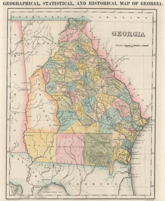 Geographical, Statistical, and Historical Map of Georgia