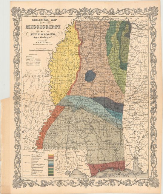 Geological Map of Mississippi