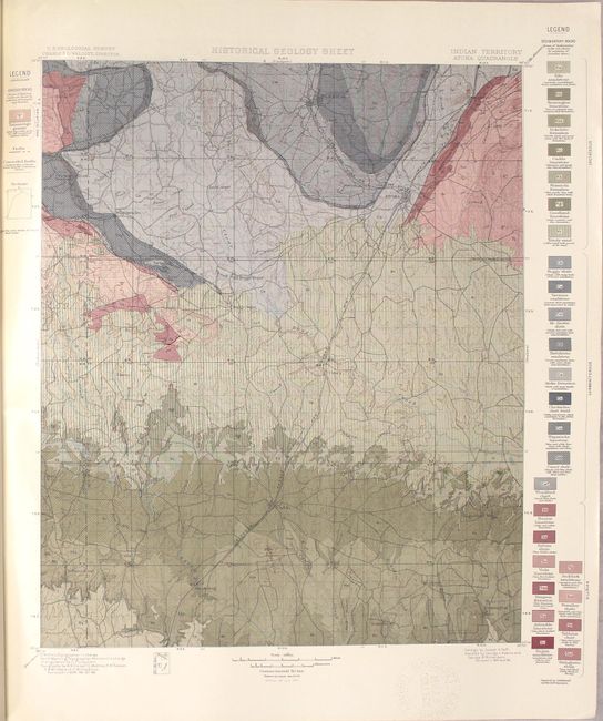 Geologic Atlas of the United States Atoka Folio Indian Territory