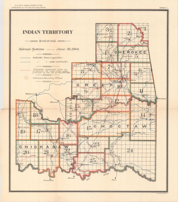 Annual Reports of the Department of the Interior for the Fiscal Year Ended June 30, 1904 - Indian Affairs. Part II. Commission to the Five Civilized Tribes...