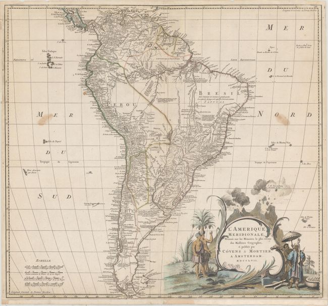 L'Amerique Meridionale, Dressee sur les Memoires le Plus Recens des Meilleurs Geographes...