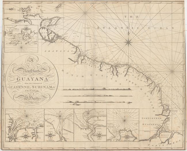 A New Chart of Guayana with the Colonies of Cayenne, Surinam, & Trinadad