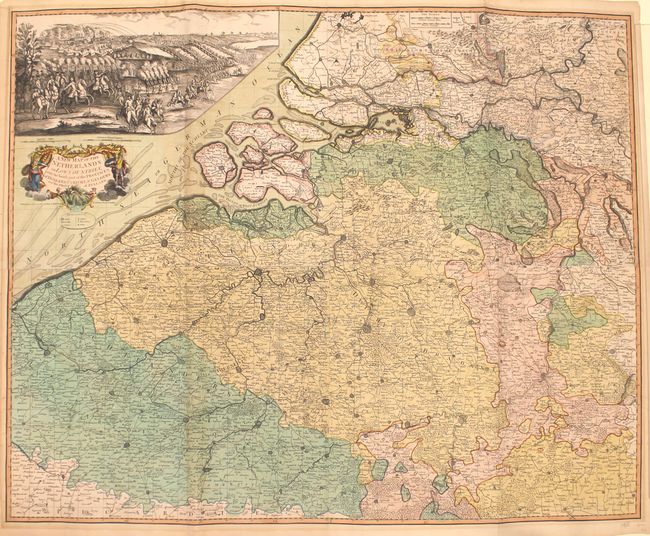 A New Map of the Netherlands or Low Countries, with the South Part of the Provinces of Holland, Utrecht, & Gelders and the Whole of Zeeland