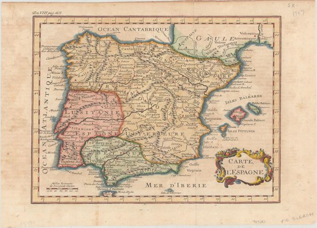 Carte de l'Espagne