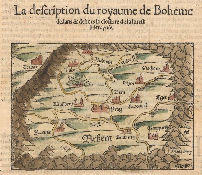 La Description du Royaume de Boheme Dedans & Dehors la Closture de la Forest Hercynie