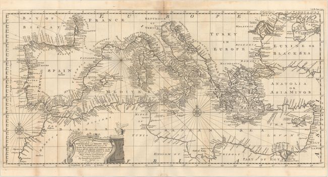 An Accurate Chart of the Mediterranean and Adriatic Seas; with the Archipelago & Part of the Black Sea Exhibiting All the Islands in Those Seas...