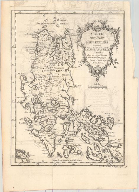 Carte des Isles Philippines, Dressee sur la Carte Espagnole du R.P. Murillo de Velarde Ire. Feuille... [together with] ... 2e. Feuille