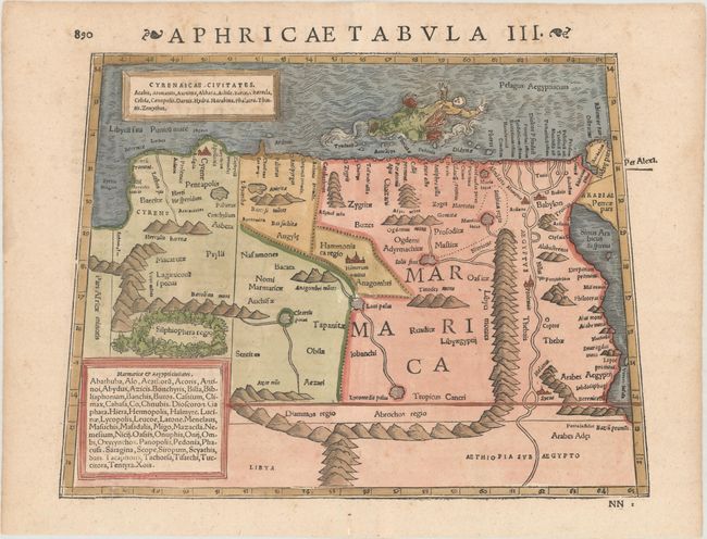 Aphricae Tabula III