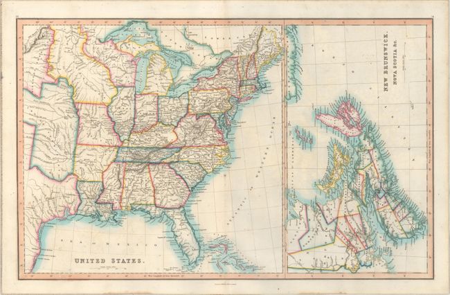 United States [on sheet with] New Brunswick, Nova Scotia &c.